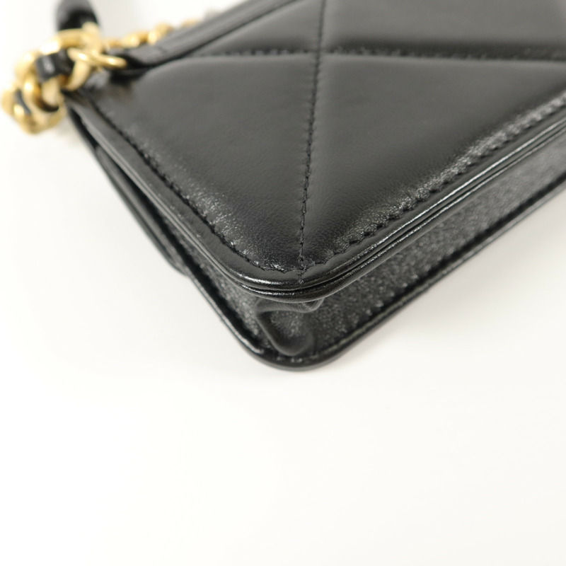 CHANEL 羊皮皮革C19 Belt Bag腰包-15