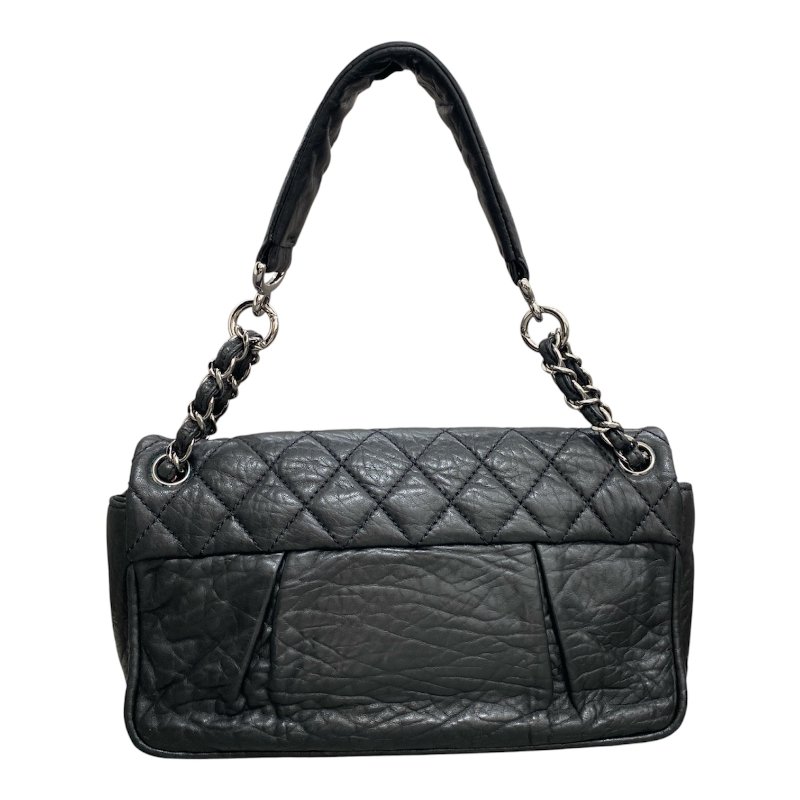 CHANEL 香奈兒 Lady Braid Flap Bag 手提包 皮革 黑色 銀釦-1