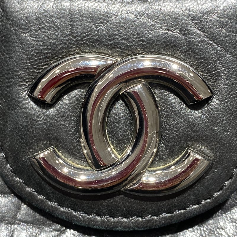 CHANEL 香奈兒 Lady Braid Flap Bag 手提包 皮革 黑色 銀釦-12