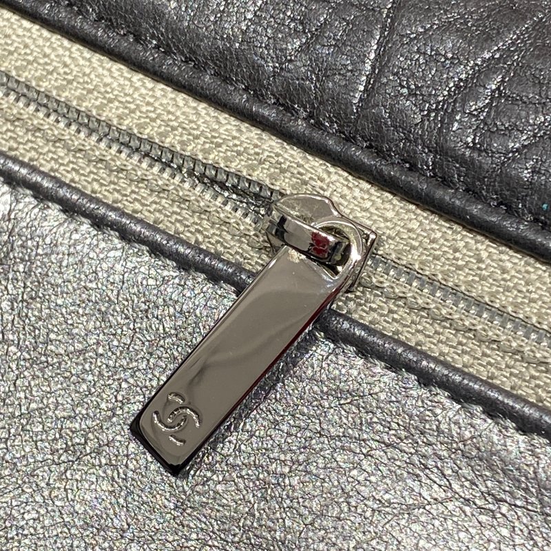 CHANEL 香奈兒 Lady Braid Flap Bag 手提包 皮革 黑色 銀釦-17