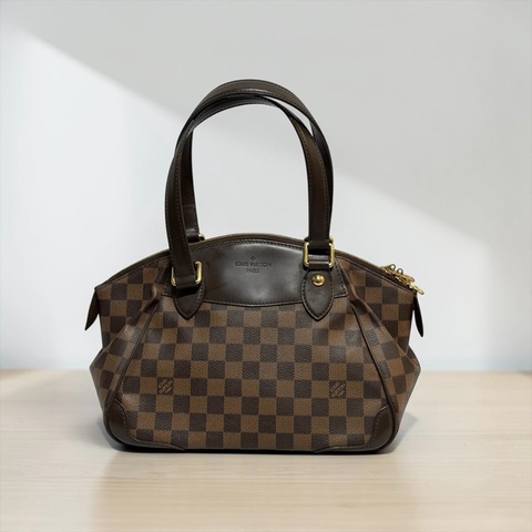 莉亞精品♡LV 棋盤格餃子包 二手美包