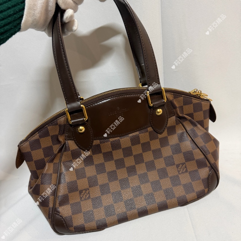莉亞精品♡LV 棋盤格餃子包 二手美包-2