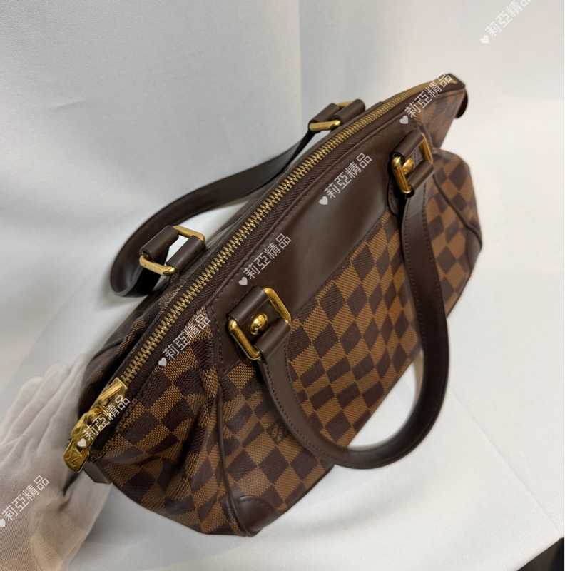 莉亞精品♡LV 棋盤格餃子包 二手美包-4
