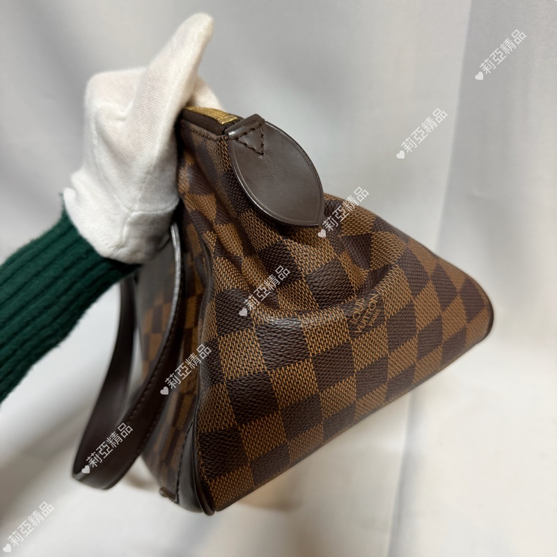 莉亞精品♡LV 棋盤格餃子包 二手美包-6