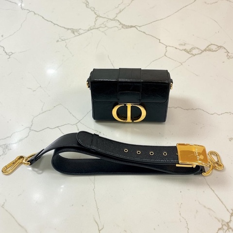莉亞精品♡ Dior夢田黑盒子 二手美包