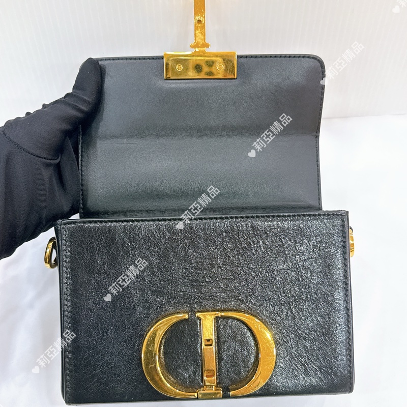 莉亞精品♡ Dior夢田黑盒子 二手美包-10