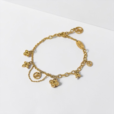 莉亞精品♡ Lv 小花手鍊 二手美品