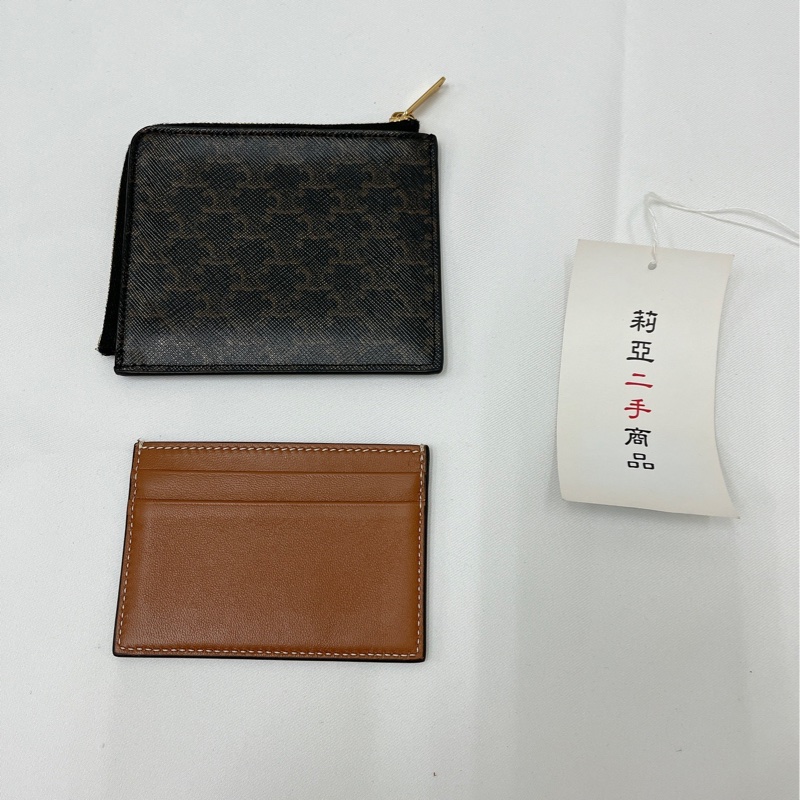 莉亞精品♡ Celine 拉鏈卡包 二手-2