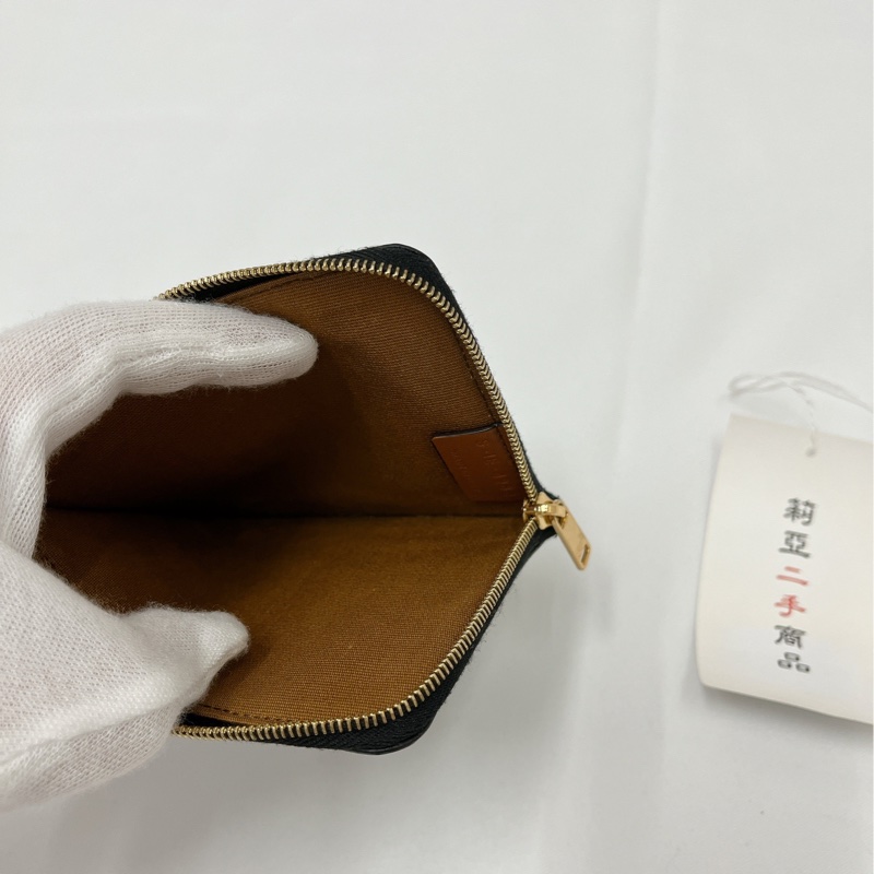 莉亞精品♡ Celine 拉鏈卡包 二手-11