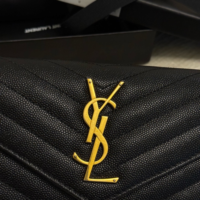 YSL信封長夾-5