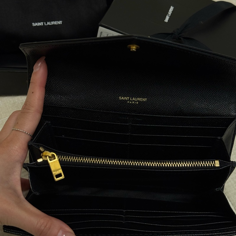 YSL信封長夾-7