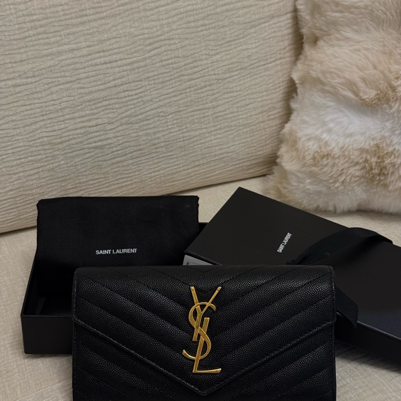 YSL信封長夾-8