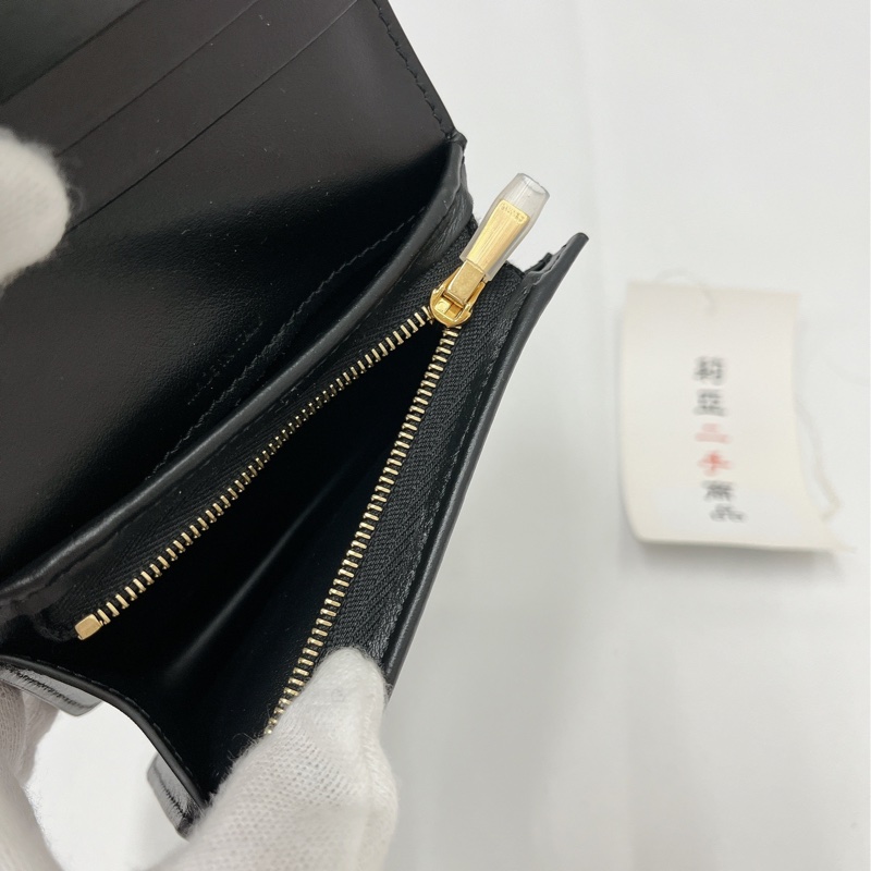 莉亞精品♡ Celine凱旋門對開內零錢短夾 二手-12