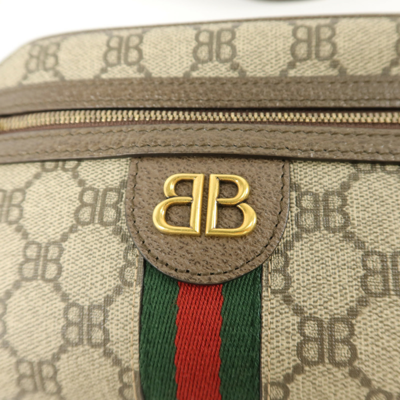 BALENCIAGA 塗層帆布Gucci & Balenciaga's Hacker Project肩背袋-8