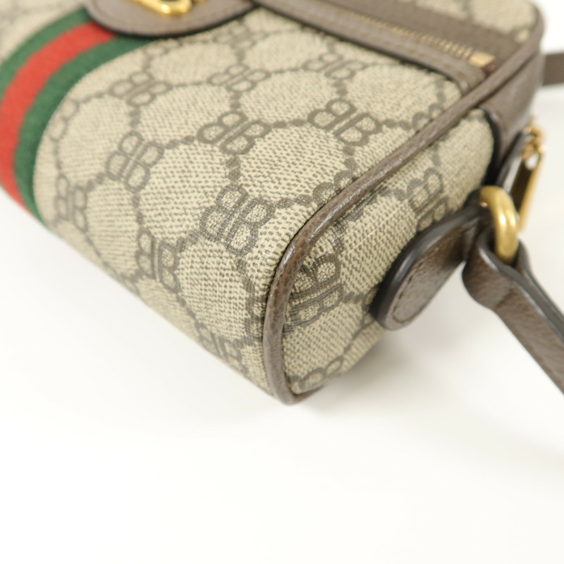 BALENCIAGA 塗層帆布Gucci & Balenciaga's Hacker Project肩背袋-10