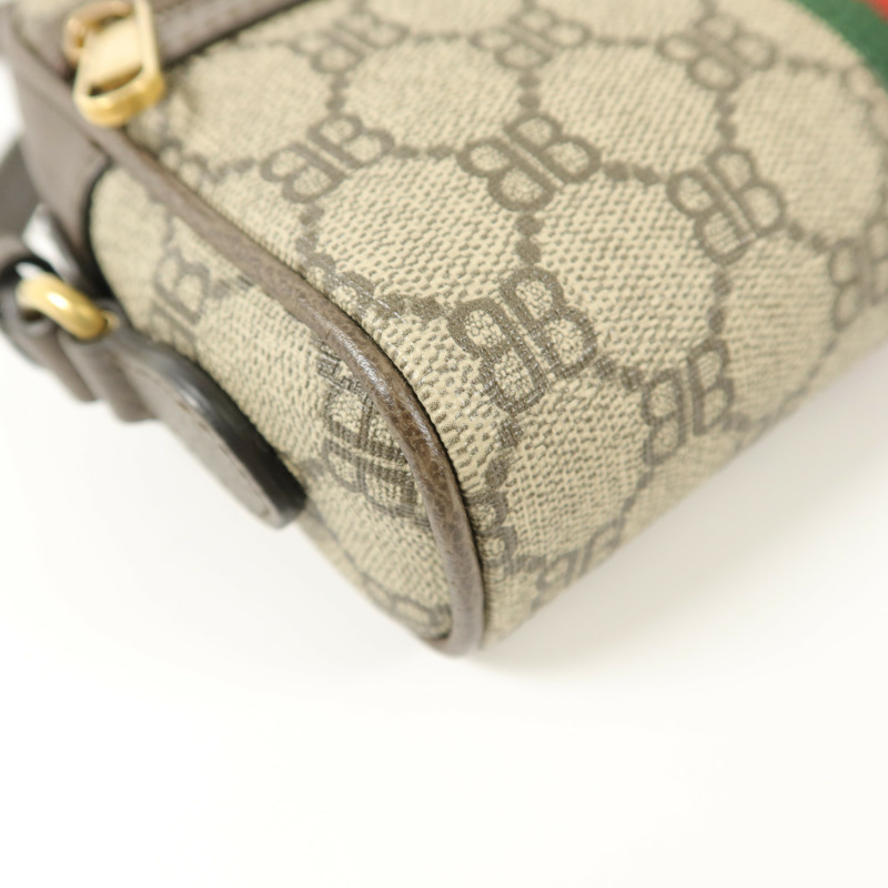 BALENCIAGA 塗層帆布Gucci & Balenciaga's Hacker Project肩背袋-11
