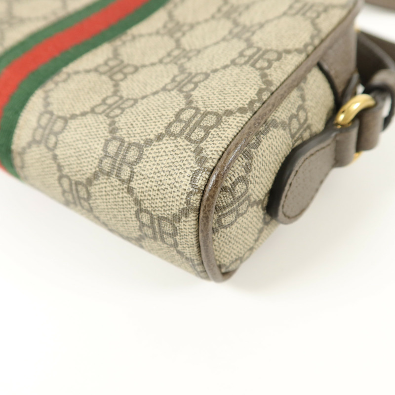 BALENCIAGA 塗層帆布Gucci & Balenciaga's Hacker Project肩背袋-12