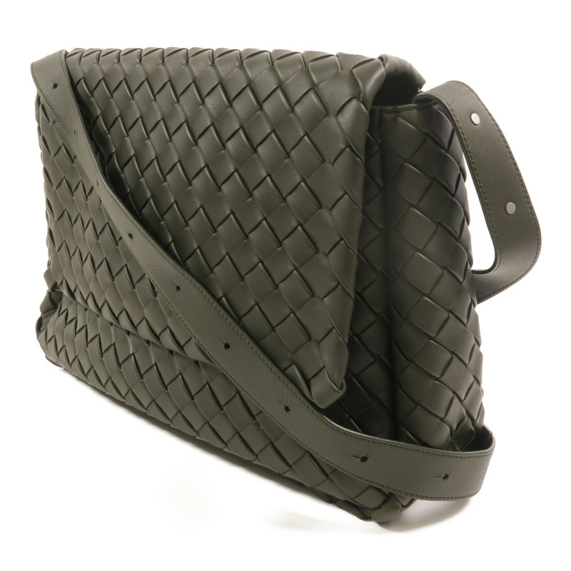 BOTTEGA VENETA 牛皮皮革Large Cobble Messenger肩背袋-2