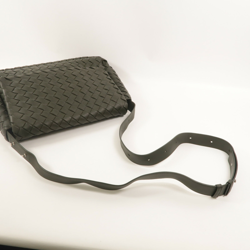 BOTTEGA VENETA 牛皮皮革Large Cobble Messenger肩背袋-8