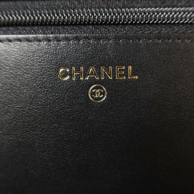 CHANEL 牛皮皮革LeBoy Wallet On Chain鏈帶肩背袋-5