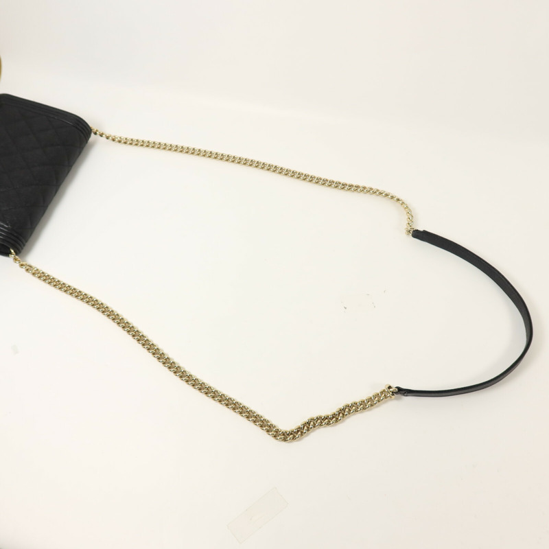CHANEL 牛皮皮革LeBoy Wallet On Chain鏈帶肩背袋-8