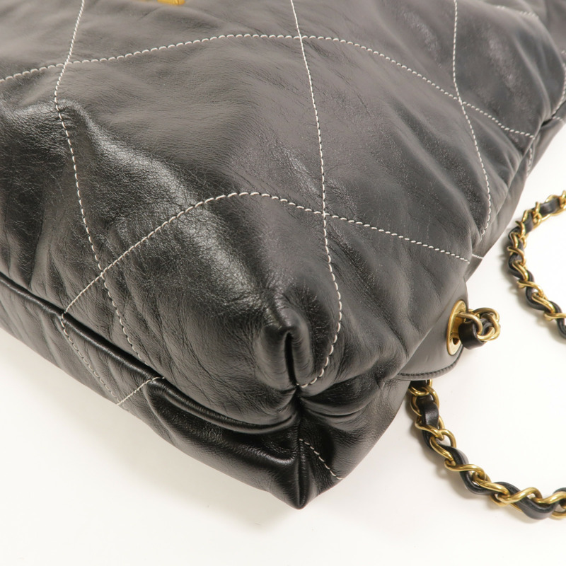 CHANEL 牛皮皮革Chanel 22 Backpack背包-9