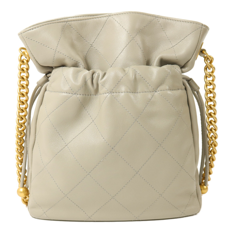CHANEL 羊皮皮革Chain Shoulder鏈帶肩背袋-1