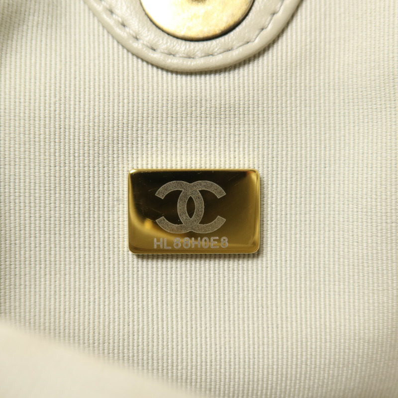 CHANEL 羊皮皮革Chain Shoulder鏈帶肩背袋-6