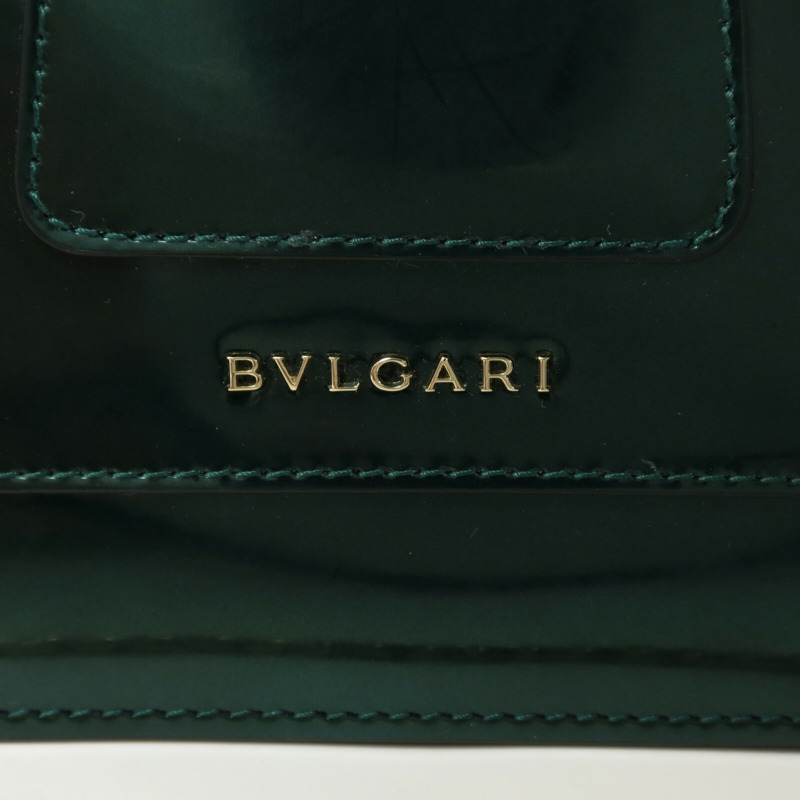 BVLGARI 漆皮皮革Serpenti Forever鏈帶手挽肩背兩用袋-12