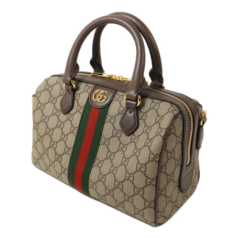 GUCCI 塗層帆布Ophidia GG手挽肩背兩用袋-2
