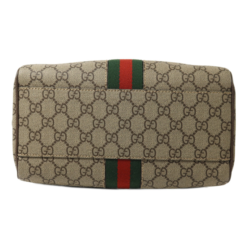 GUCCI 塗層帆布Ophidia GG手挽肩背兩用袋-3