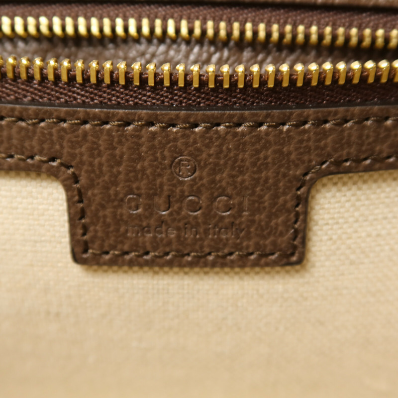 GUCCI 塗層帆布Ophidia GG手挽肩背兩用袋-5