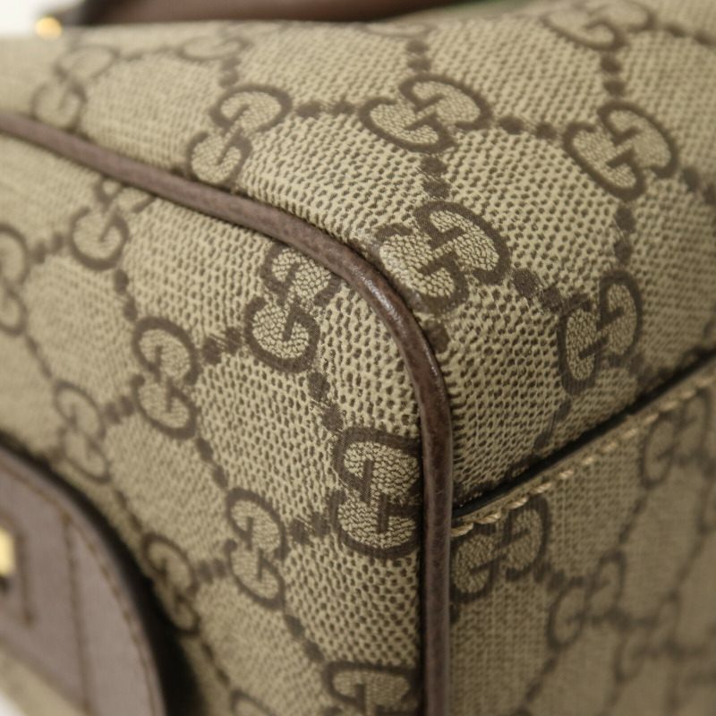 GUCCI 塗層帆布Ophidia GG手挽肩背兩用袋-12