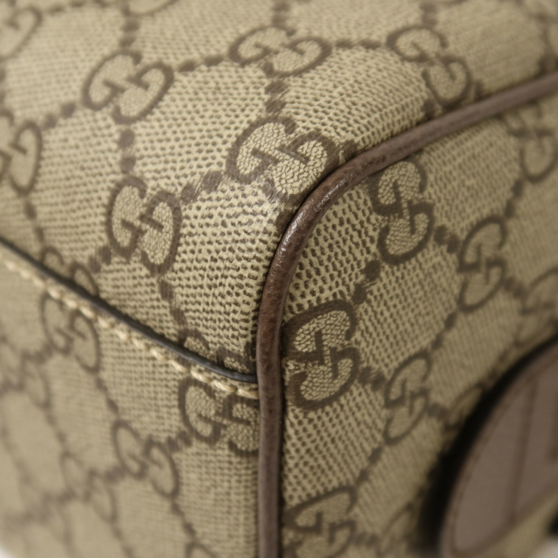 GUCCI 塗層帆布Ophidia GG手挽肩背兩用袋-13