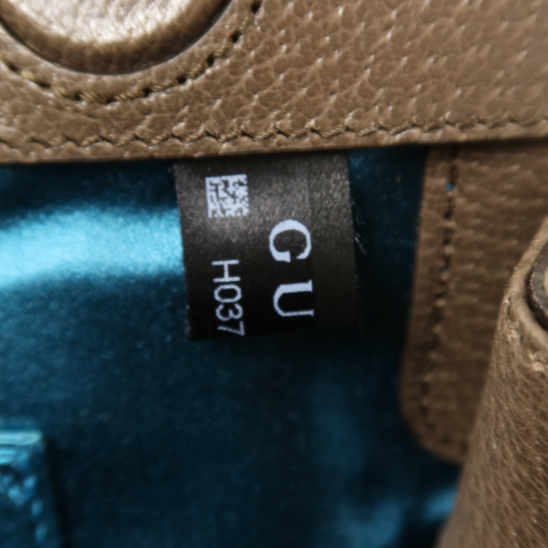 GUCCI 塗層帆布Ophidia GG鏈帶肩背袋-7