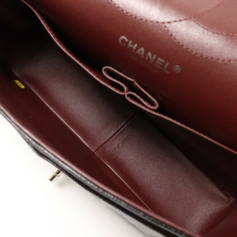 CHANEL 牛皮皮革Large Classic鏈帶肩背袋-4