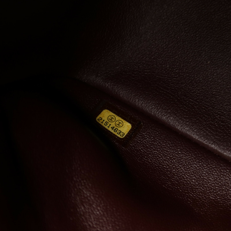 CHANEL 牛皮皮革Large Classic鏈帶肩背袋-6