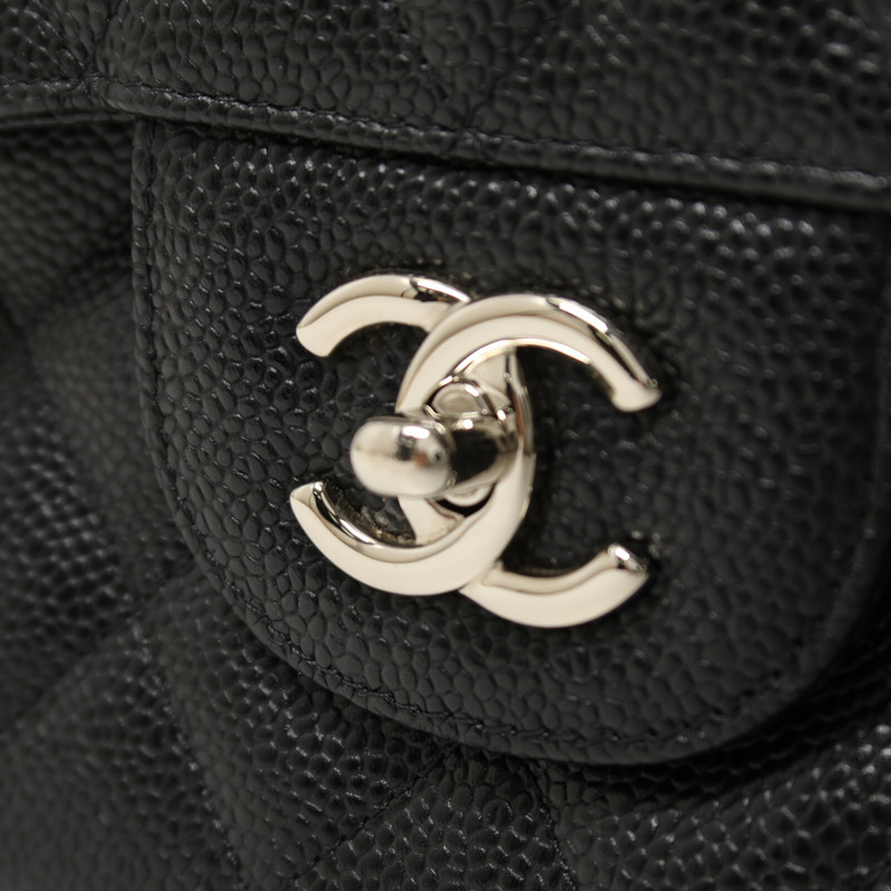 CHANEL 牛皮皮革Large Classic鏈帶肩背袋-8