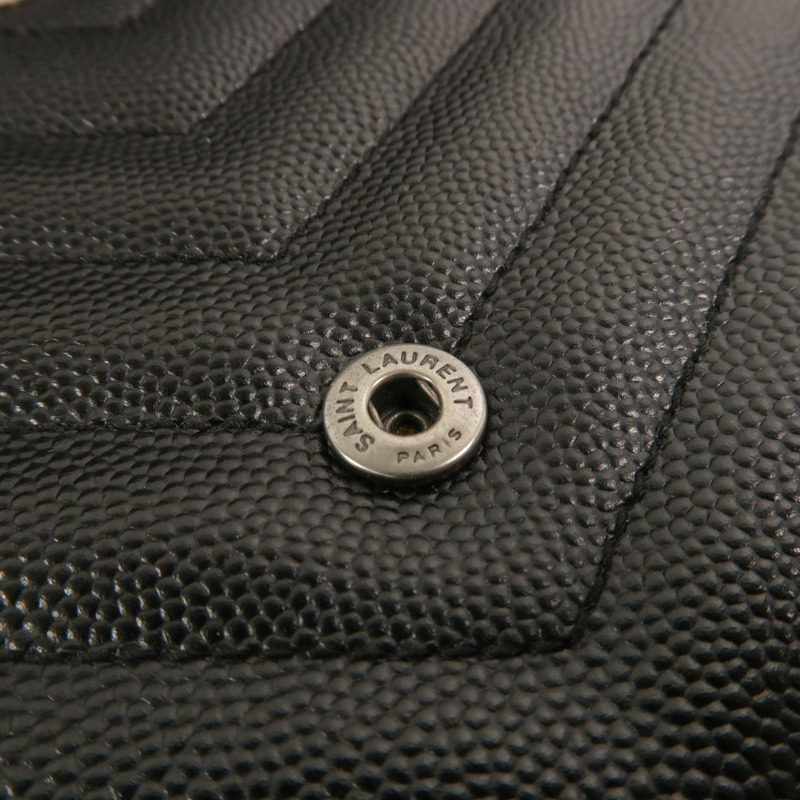 SAINT LAURENT 牛皮皮革Cassandre Chain Wallet肩背袋-14