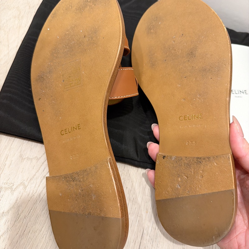 Celine 超美的凱旋門拖鞋 尺寸37.5-4