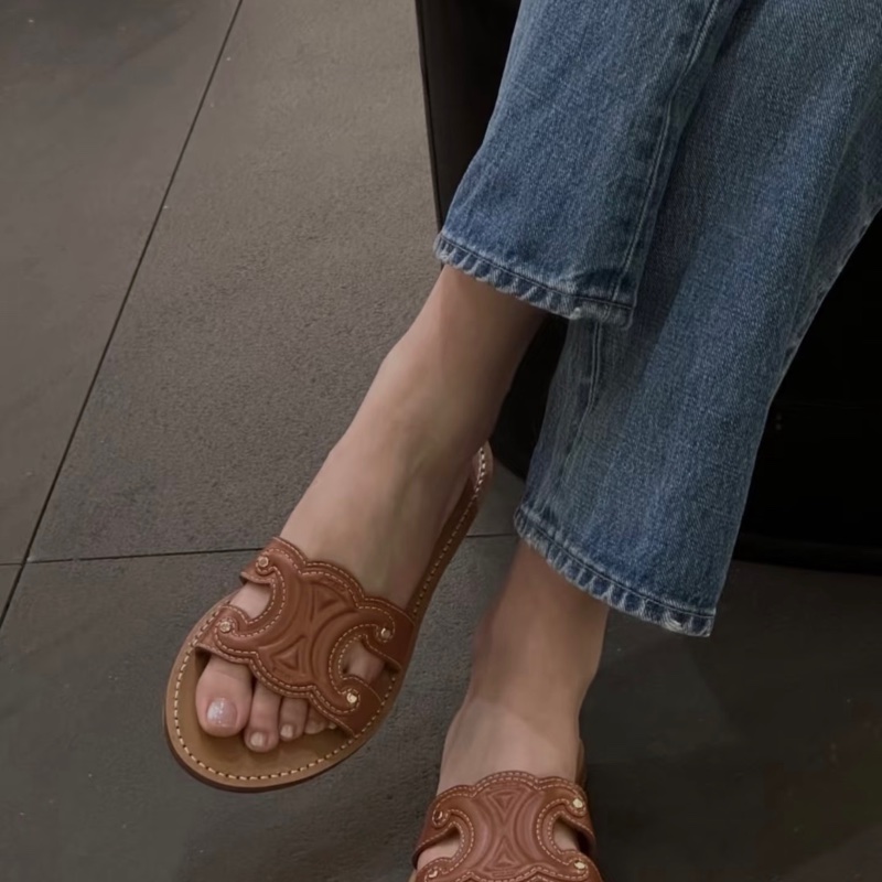Celine 超美的凱旋門拖鞋 尺寸37.5-7