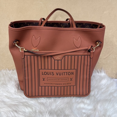 LV Neverfull Inside Out MM 新款雙面托特包 晶片款