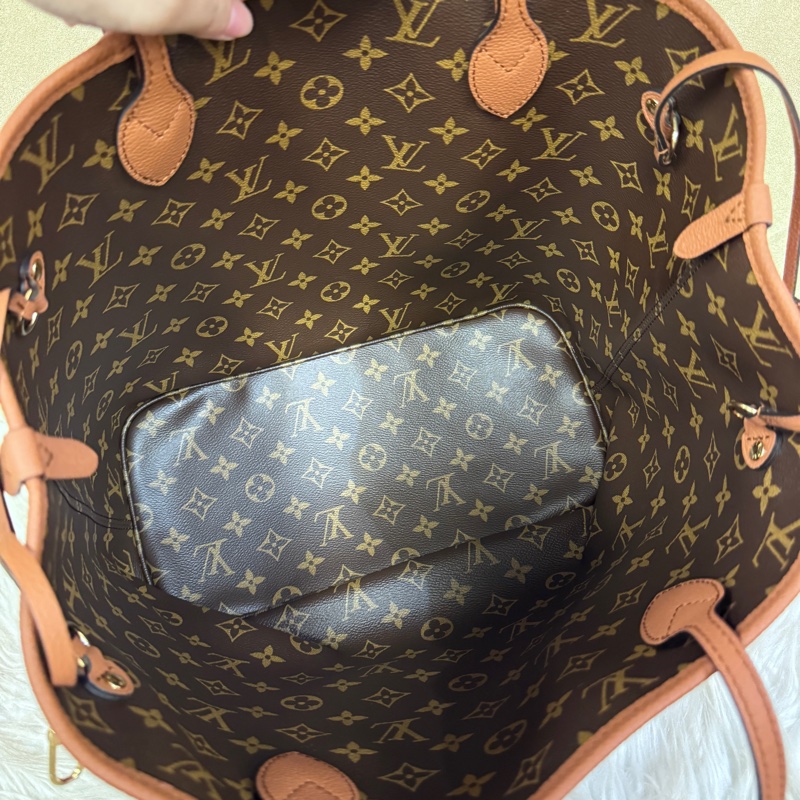 LV Neverfull Inside Out MM 新款雙面托特包 晶片款-7