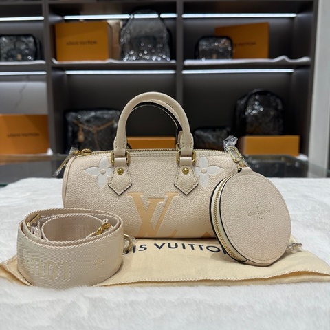 Louis Vuitton路易威登  奶茶色巴比龍BB  20*10 芯片款