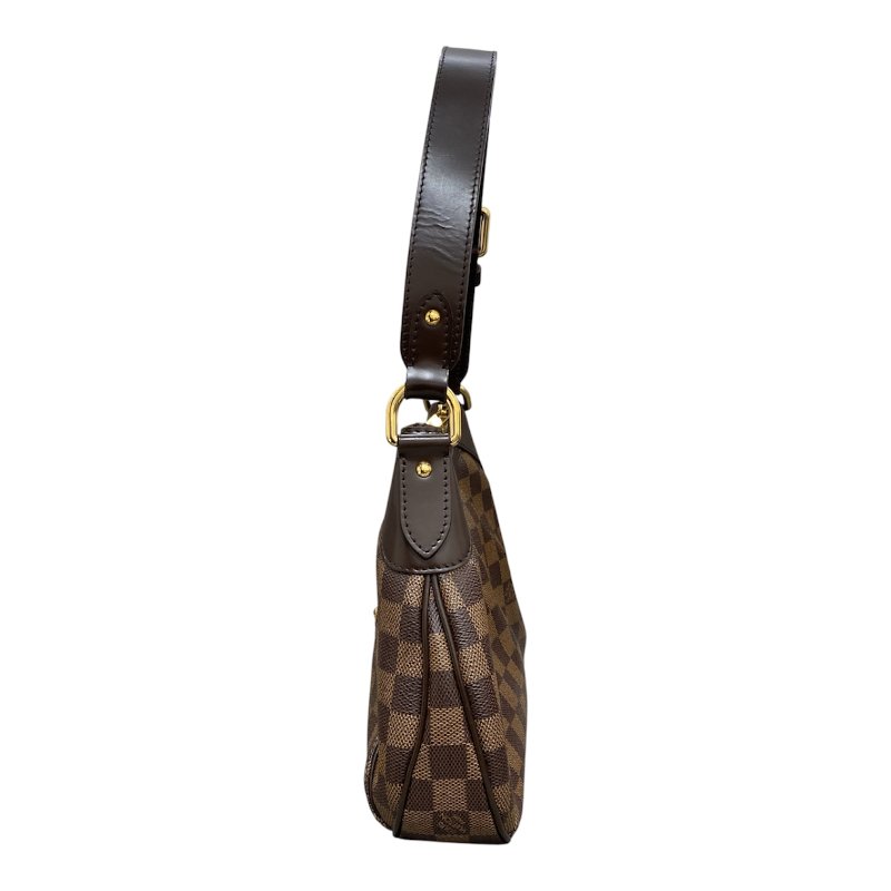 LOUIS VUITTON 路易威登  側背包 Thames PM 棕色棋盤格 帆布 PVC 金釦-2