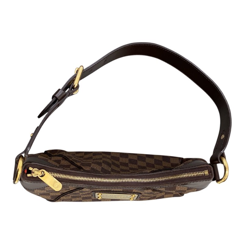 LOUIS VUITTON 路易威登  側背包 Thames PM 棕色棋盤格 帆布 PVC 金釦-4