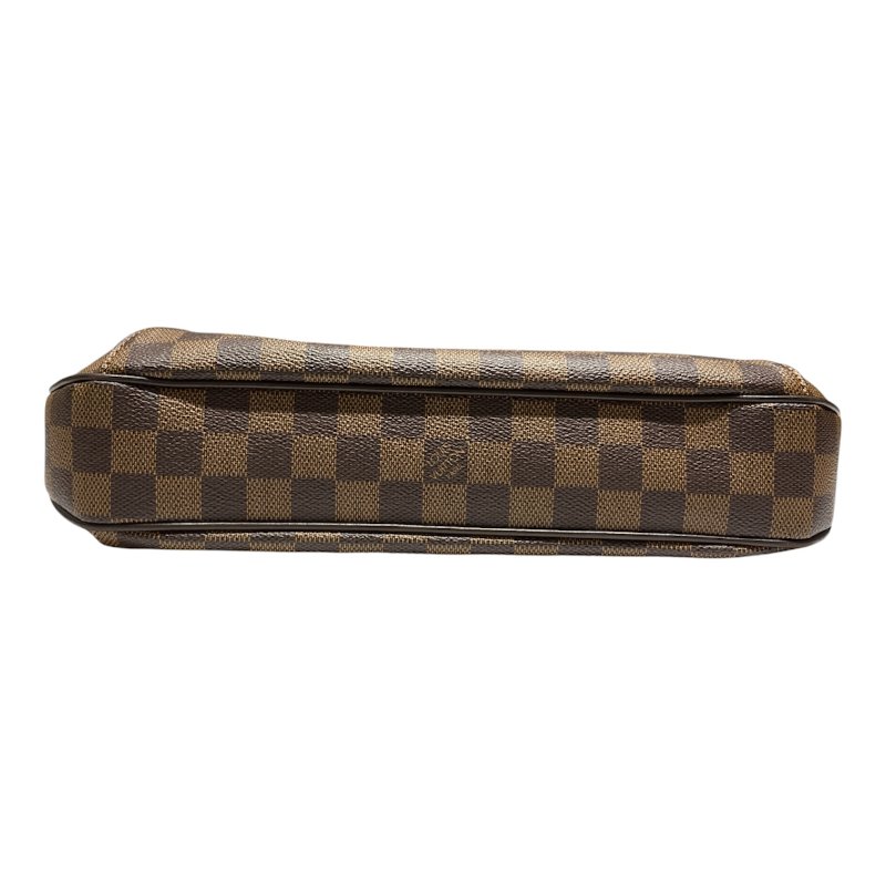 LOUIS VUITTON 路易威登  側背包 Thames PM 棕色棋盤格 帆布 PVC 金釦-5