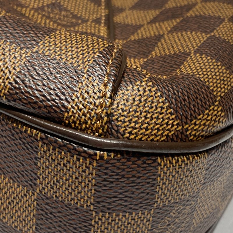 LOUIS VUITTON 路易威登  側背包 Thames PM 棕色棋盤格 帆布 PVC 金釦-8