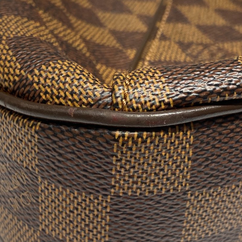 LOUIS VUITTON 路易威登  側背包 Thames PM 棕色棋盤格 帆布 PVC 金釦-11