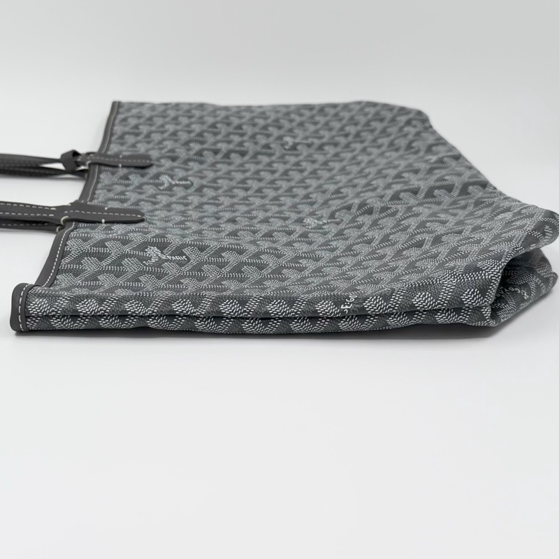 Goyard Saint Louis PM 稀缺灰色老花托特包-3